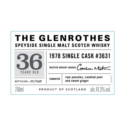 The Glenrothes 36 Year Old 1978 Single Cask #3631