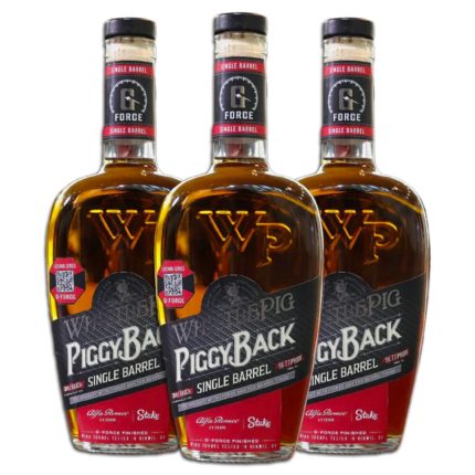 WhistlePig PiggyBack Legends Series: Alfa Romeo F1® Team Stake Barrel Rye Whiskey WhistlePig 3 Bottles