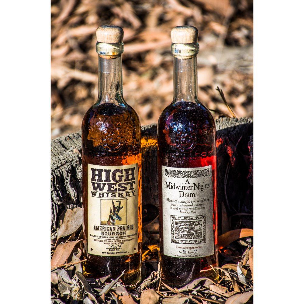 highwestbundle1 American Prairie Bourbon & A Midwinter Nights Dram Bundle Bourbon High West Distillery Double Rye + A Midwinter Nights Dram