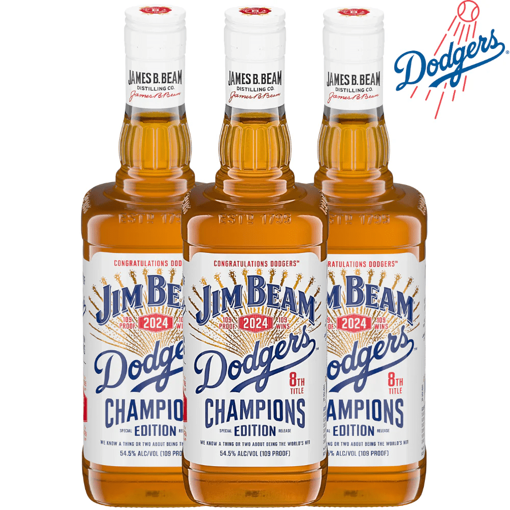 image-1 Jim Beam Dodgers 8th Champions Edition 3pk - Image 1