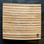 Bourbon Barrel Stave Cutting Board: Large Square - Image 3